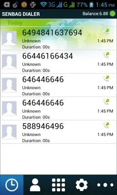 SENBAG DIALER android App screenshot 1